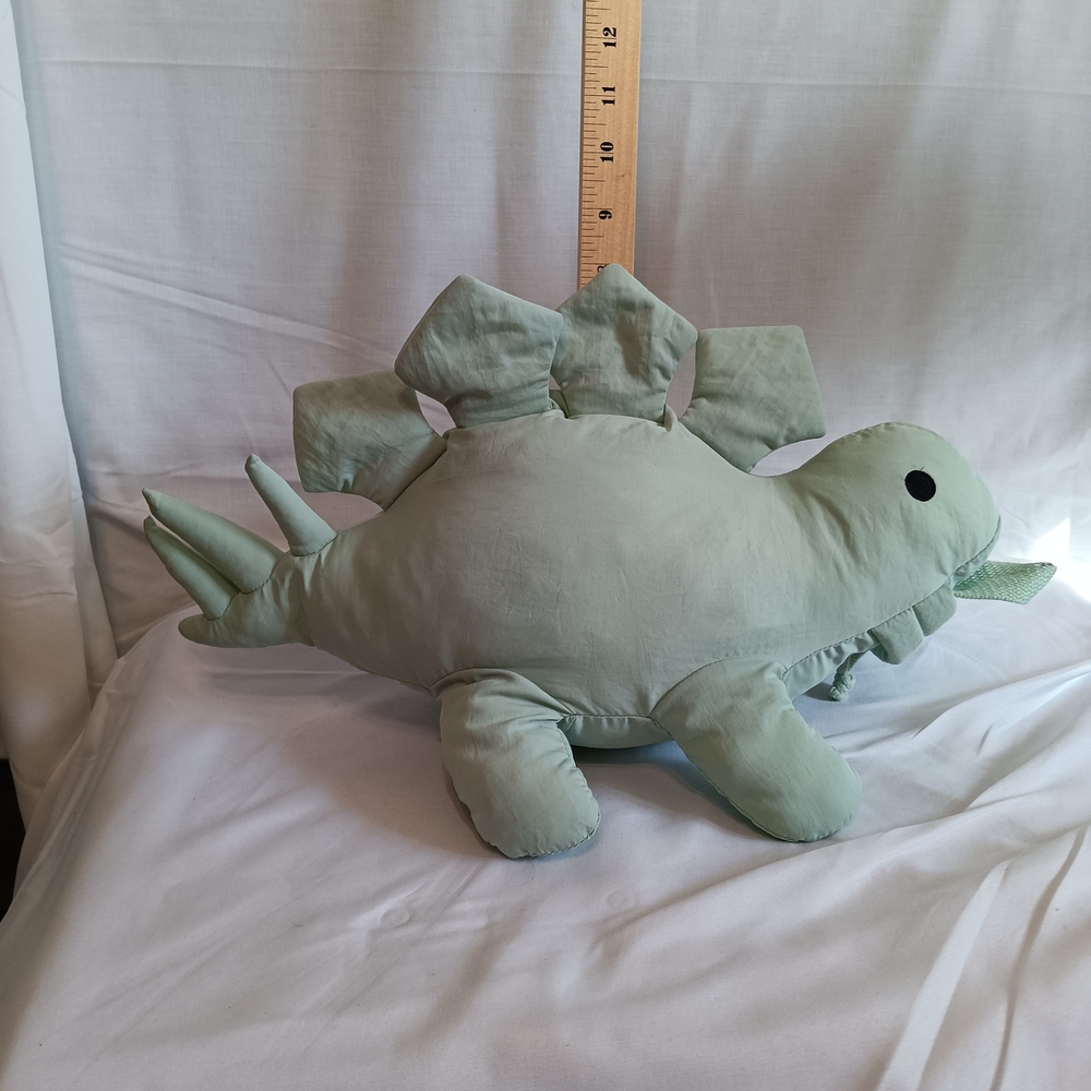 Backpak Christian Robinson Green Dinosaur Plush Kids